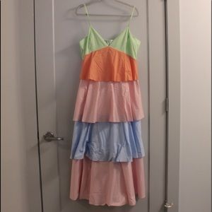 Funky Tiered colorful dress!
